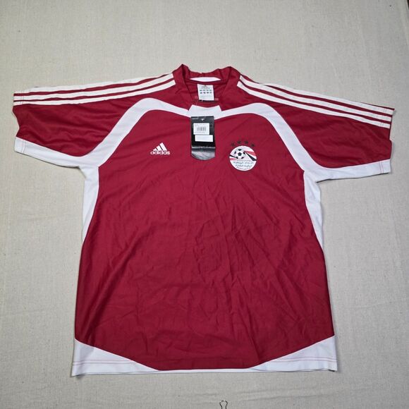 Adidas Egypt 2004 - 2005 Home Soccer Futbol Jersey Shirt NWT Mens Size Large - Picture 1 of 9